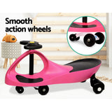 NNEDSZ Kids Ride On Swing Car  - Pink