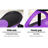 NNEDSZ Kids Ride On Swing Car - Purple