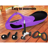 NNEDSZ Kids Ride On Swing Car - Purple