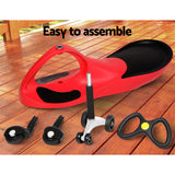 NNEDSZ Kids Children Swing Car Ride On Toys Scooter Wiggle Slider Swivel Cars Red