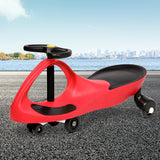 NNEDSZ Kids Children Swing Car Ride On Toys Scooter Wiggle Slider Swivel Cars Red