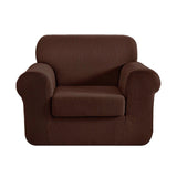 NNEDSZ 2-piece Sofa Cover Elastic Stretch Couch Covers Protector 1 Steater Coffee