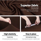 NNEDSZ 2-piece Sofa Cover Elastic Stretch Couch Covers Protector 1 Steater Coffee
