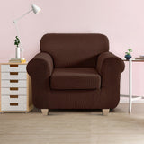 NNEDSZ 2-piece Sofa Cover Elastic Stretch Couch Covers Protector 1 Steater Coffee