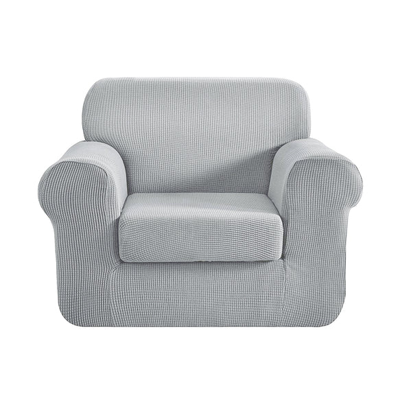 NNEDSZ 2-piece Sofa Cover Elastic Stretch Couch Covers Protector 1 Steater Grey