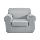 NNEDSZ 2-piece Sofa Cover Elastic Stretch Couch Covers Protector 1 Steater Grey
