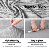 NNEDSZ 2-piece Sofa Cover Elastic Stretch Couch Covers Protector 1 Steater Grey