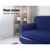 NNEDSZ 2-piece Sofa Cover Elastic Stretch Couch Covers Protector 2 Steater Navy
