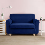 NNEDSZ 2-piece Sofa Cover Elastic Stretch Couch Covers Protector 2 Steater Navy