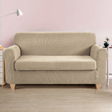 NNEDSZ 2-piece Sofa Cover Elastic Stretch Couch Covers Protector 3 Steater Sand