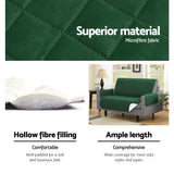 NNEDSZ Sofa Cover Quilted Couch Covers Lounge Protector Slipcovers 2 Seater Green
