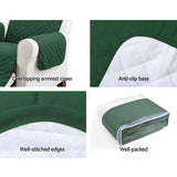 NNEDSZ Sofa Cover Quilted Couch Covers Lounge Protector Slipcovers 2 Seater Green