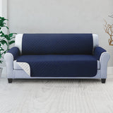NNEDSZ Sofa Cover Quilted Couch Covers Lounge Protector Slipcovers 3 Seater Navy
