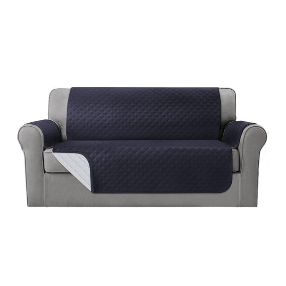 NNEDSZ Sofa Cover Quilted Couch Covers 100% Water Resistant 3 Seater Dark Grey
