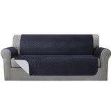 NNEDSZ Sofa Cover Quilted Couch Covers 100% Water Resistant 4 Seater Dark Grey