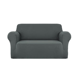 NNEDSZ Sofa Cover Elastic Stretchable Couch Covers Grey 2 Seater