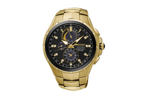 NNEKG Mens Coutura SSC572P Chronograph Watch (Black Gold)