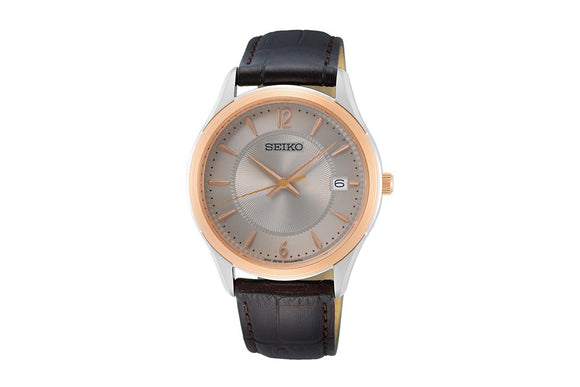 NNEKG Mens Conceptual Series SUR422P Analogue Daywear Watch (Silver Gold)