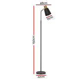 NNEDSZ Floor Lamp Modern Light Stand LED Home Room Office Reading Black