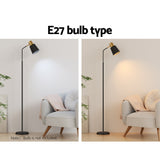 NNEDSZ Floor Lamp Modern Light Stand LED Home Room Office Reading Black