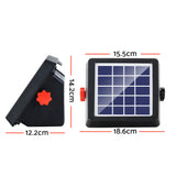 NNEDSZ 4km Electric Fence Energiser Solar Energizer Charger Farm Animal 0.13J