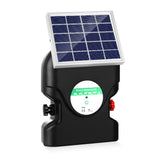 NNEDSZ 8km Electric Fence Energiser Solar Energizer Charger Farm Animal 0.3J