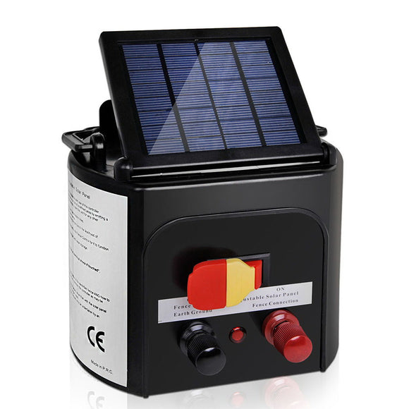 NNEDSZ 5km Solar Electric Fence Charger Energiser
