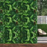 NNEIDS 6 x Artificial Hedge Grass Plant Hedge Fake Vertical Garden Green Wall Ivy Mat Fence
