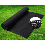 NNEDSZ 70% UV Sun Shade Cloth Shadecloth Sail Roll Mesh Garden Outdoor 1.83x20m Black