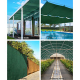 NNEDSZ 70% Sun Shade Cloth Shadecloth Sail Roll Mesh Outdoor 175gsm 1.83x20m Green