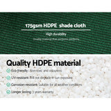 NNEDSZ 70% Sun Shade Cloth Shadecloth Sail Roll Mesh Outdoor 175gsm 1.83x20m Green