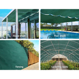 NNEDSZ 1.83x20m 30% UV Shade Cloth Shadecloth Sail Garden Mesh Roll Outdoor Green