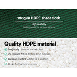 NNEDSZ 50% UV Sun Shade Cloth Shadecloth Sail Roll Mesh Garden Outdoor 1.83x30m Green
