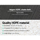 NNEDSZ 3.66x10m 30% Shade Cloth Shadecloth Sail Garden Mesh Roll Outdoor White
