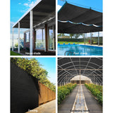 NNEDSZ 3.66x20m 50% Shade Cloth Shadecloth Sail Garden Mesh Roll Outdoor Black