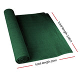 NNEDSZ 90% Sun Shade Cloth Shadecloth Sail Roll Mesh 3.66x20m 195gsm Green