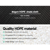 NNEDSZ 3.66x30m 30% Shade Cloth Shadecloth Sail Garden Mesh Roll Outdoor Black
