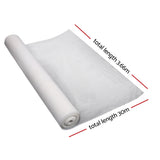 NNEDSZ 3.66x30m 30% UV Shade Cloth Shadecloth Sail Garden Mesh Roll Outdoor White