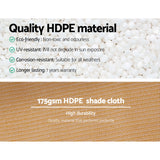 NNEDSZ 70% Sun Shade Cloth Shadecloth Sail Roll Mesh Outdoor 175gsm 1.83x10m
