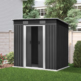 NNEDSZ Garden Shed Outdoor Storage Sheds Tool Workshop 1.94x1.21M