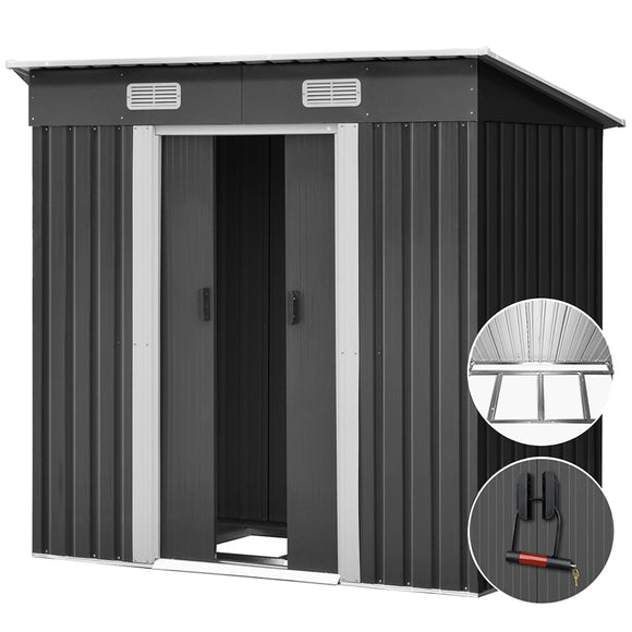 NNEDSZ Garden Shed Outdoor Storage Sheds Tool Workshop 1.94x1.21M with Base