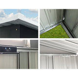 NNEDSZ Garden Shed Outdoor Storage Sheds Tool Workshop 1.94x1.21M with Base