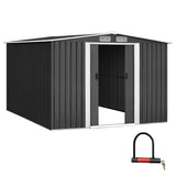 NNEDSZ Garden Shed Outdoor Storage Sheds Tool Workshop 2.58X3.14X2.02M