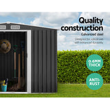 NNEDSZ Garden Shed Outdoor Storage Sheds Tool Workshop 2.58X3.14X2.02M