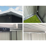 NNEDSZ Garden Shed Outdoor Storage Sheds Tool Workshop 2.58X3.14X2.02M
