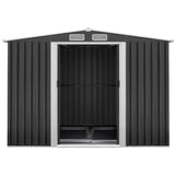 NNEDSZ Garden Shed Outdoor Storage Sheds Tool Workshop 2.6X3.89X2.02M with Base