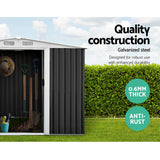 NNEDSZ Garden Shed Outdoor Storage Sheds Tool Workshop 2.58X2.07M with Base