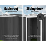 NNEDSZ Garden Shed Outdoor Storage Sheds Tool Workshop 2.58X2.07M with Base