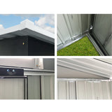 NNEDSZ Garden Shed Outdoor Storage Sheds Tool Workshop 2.58X2.07M with Base