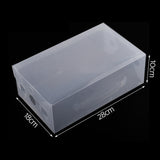 NNEDSZ 40pcs Clear Shoe Storage Box Transparent Foldable Stackable Boxes Organize Home